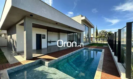 Casa com 3 dormitórios à venda, 285 m² por r$ 2.600.000,00 - portal do sol green - goiânia/go