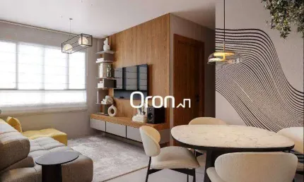 Apartamento com 2 dormitórios à venda, 52 m² por r$ 389.000,00 - jardim nova era - aparecida de goiânia/go