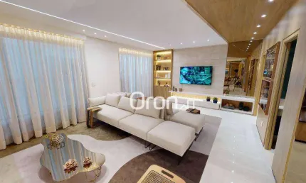 Apartamento com 3 dormitórios à venda, 218 m² por r$ 2.265.000,00 - setor marista - goiânia/go