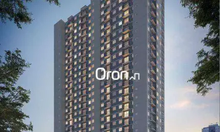Apartamento com 2 dormitórios à venda, 41 m² por r$ 350.000,00 - setor central - goiânia/go