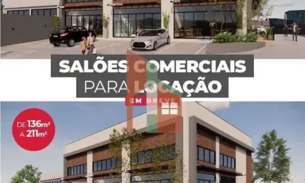 Salões comercias na Al. Lucas Nogueira Garcez, Atibaia/SP
