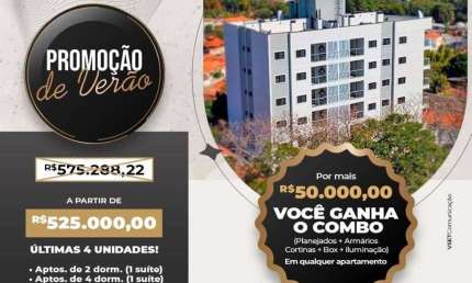 Apartamento com 2 quartos à venda na Vila Gardênia, Atibaia 