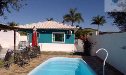 Ocean vende: Condomínio Maricá, 3 quartos sendo 1 suíte, sala em 2 ambientes, piscina e chuveirão