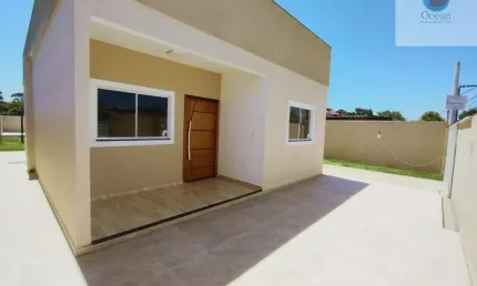 Ocean vende:  Itaipuaçu, casa 2 quartos, sendo 1suíte, garagem, churrasqueira, área serviço, garagem