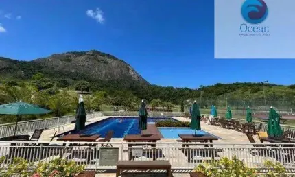 Ocean vende: Maricá, Alphaville, terreno 378M², frente ao clube, plano, oportunidade!!
