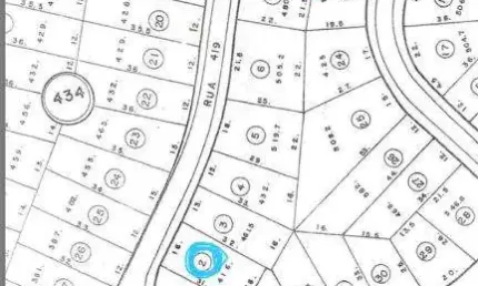 Ocean vende: piratininga, cafuba, terreno 510m², aclive, frente e fundos 16m, laterais 31m