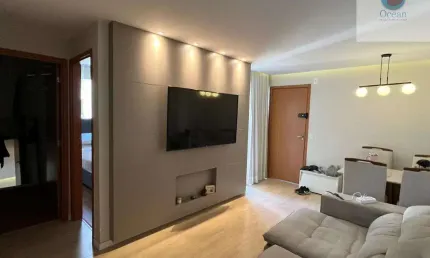 Ocean vende: Maria Paula, São Gonçalo, apartamento 2quartos, Armários, área serviço, piscina, 1 vaga