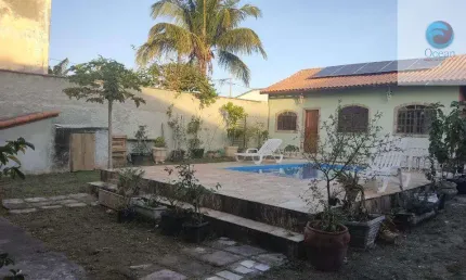 Ocean vende:  Itaipuaçu, Casa 2 quartos + anexo 2 quartos, placa solar, piscina, armários