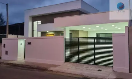 Ocean vende: Niterói, Itaipu, casa contemporânea 3 quartos(1suíte), churrasqueira, garagem.