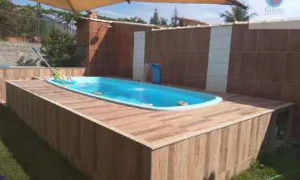 Ocean vende: Maricá, S.J. Imbassaí, casa 2 quartos (1suíte), piscina, garagem, área serviço, blindex