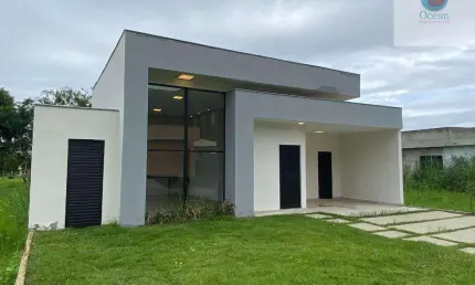 Ocean vende: maricá, condomínio, casa 3 quartos (1 suíte/closet), cozinha com ilha  em granito