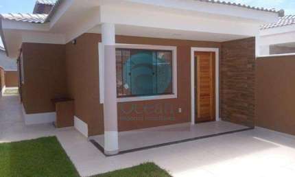 Ocean vende: Itaipuaçu, casa 3 quartos, sendo 1 suíte, churrasqueira, área de serviço