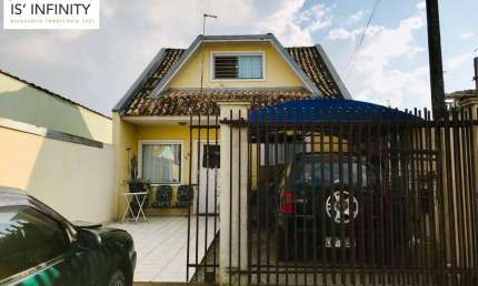 Casa com Ático/99m² á 16min Shopping S.José/27min Curitiba/ R$ 350mil.