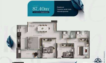 Apartamento com 3 dormitórios à venda, 87 m² por R$ 779.863,11 - Aeroclube - João Pessoa/PB