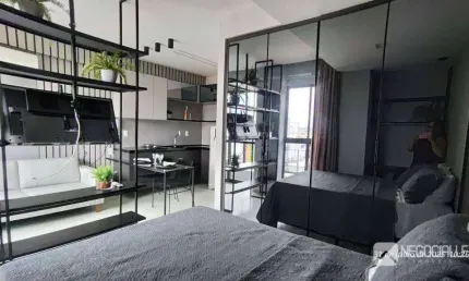 Apartamento com 1 dormitório à venda, 29 m² por r$ 370.000,00 - tambauzinho - joão pessoa/pb