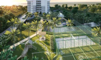 Apartamento com 2 dormitórios à venda, 64 m² por R$ 895.000,00 - Ponta de Campina - Cabedelo/PB
