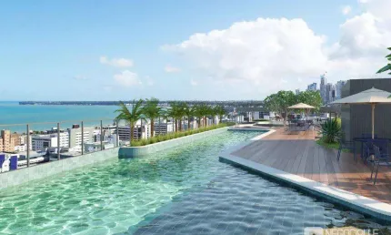 Apartamento com 2 dormitórios à venda, 76 m² por R$ 913.000,00 - Tambaú - João Pessoa/PB