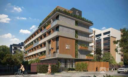 Apartamento com 1 dormitório à venda, 22 m² por R$ 331.852,31 - Cabo Branco - João Pessoa/PB
