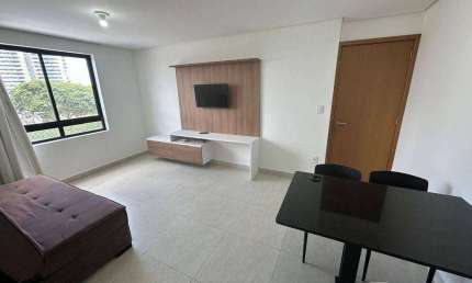 Flat com 1 suíte para alugar, 47 m² por R$ 2.250/mês - Centro - Campina Grande/PB