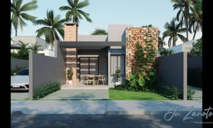 Lançamento Casa Gaivotas com 2 Quartos sendo uma suíte