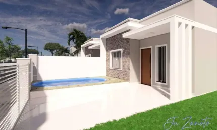 Casa com Piscina  Pontal do Paraná Santa Terezinha R$ 330.000,00