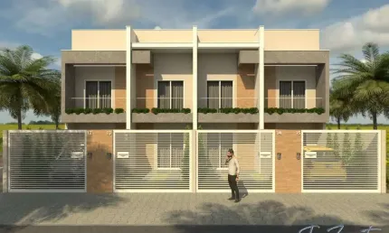 Sobrados com 2 Suítes próximo ao Centro de Matinhos.