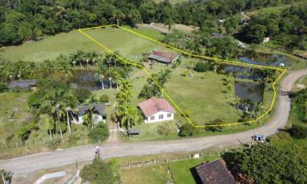 Chácara com 3 dormitórios à venda, 7527 m² por R$930.000,00 - Área Rural - Itapoá/SC