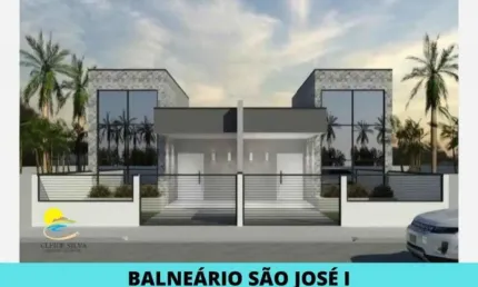 Casa com 2 dormitórios à venda, 80,73 m² por R$350.000,00 - São José - Itapoá/SC