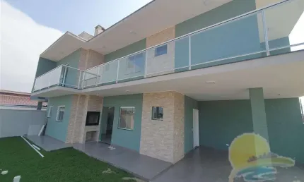 Sobrado com 3 dormitórios à venda, 129,11 m² por R$650.000,00 - Balneário São José - Itapoá/SC