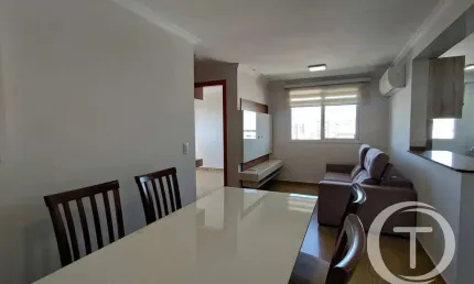 Apartamento semi mobiliado a venda no centro, 2 quartos, 1 vaga: r$ 420.000