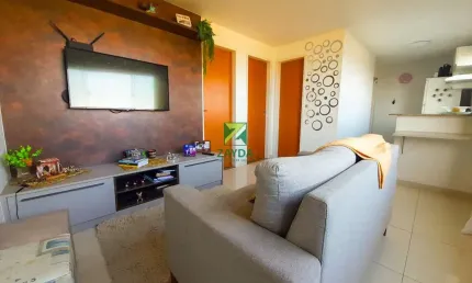 Apartamento à venda em Casimiro de Abreu-RJ, bairro Peixe Dourado I - Barra de São João: 2 quartos, 1 sala, 1 banheiro, 1 vaga de garagem, 65m².