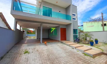 Casa à venda em Rio das Ostras-RJ, Jardim Miramar: 4 quartos, 2 suítes, 2 salas, 5 banheiros, 5 vagas, 383m²!