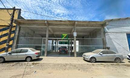 Galpão Comercial para Venda ou Locação em Rio das Ostras-RJ, Bairro Jardim Miramar: 2 Salas, 1 Banheiro, 10 Vagas, 525m².