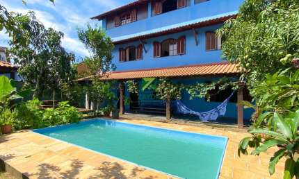 Espetacular casa à venda em Aquarius (Tamoios), Cabo Frio - 5 quartos, 2 suítes, 2 salas, 7 banheiros, 2 vagas - 371m²!