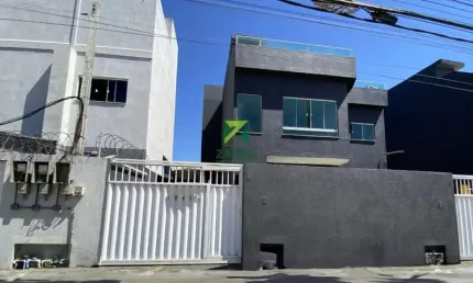Casa de 2 quartos com terraço próximo à praia no Jardim Bela Vista - Rio das Ostras - RJ: