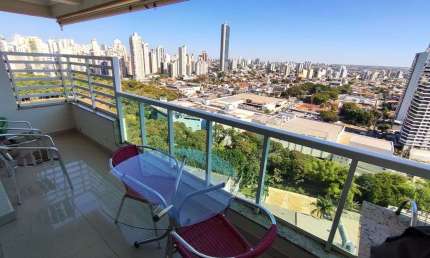 Excelente Flat no Easy Life com vista para o Parque Vaca Brava - Setor Bueno.