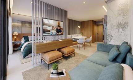 Apartamento à venda sendo 1 suíte, de 49,03 m² no Jardim Goiás.