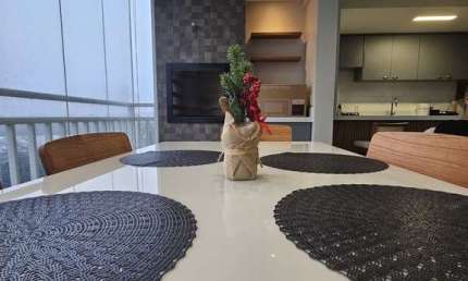Apartamento 3 quartos, 93 metros, mobiliado, parque Amazônia
