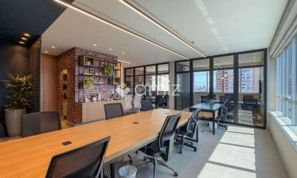 Sala comercial mobiliada, 74,00m² - Euro Working Concept - Setor Oeste