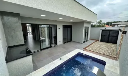 Casa em condomínio fechado com 3 quartos à venda na Avenida Agostinho Manfredini, 2200, Loteamento Residencial Pérola do Vale, Tremembé