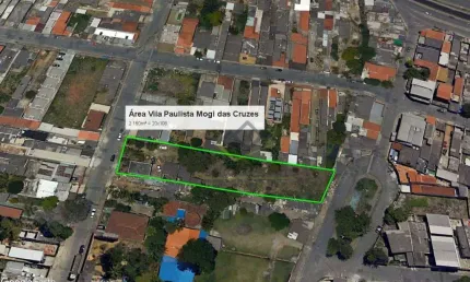 Área à venda, 2160 m² por r$ 1.200.000 - vila paulista - mogi das cruzes/sp