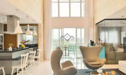 Apartamento com 2 dormitórios para alugar, 107 m² por R$ 12.840,00/mês -  Alphaville - Santana de Parnaíba/SP