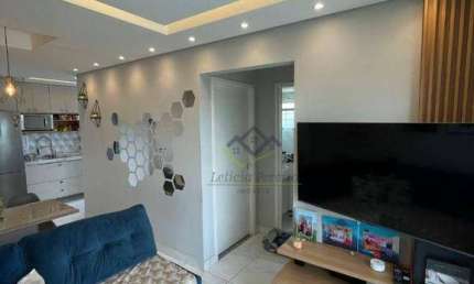 Apartamento com 2 dormitórios à venda, 52 m² por R$ 360.000,00 - Água Vermelha - Poá/SP