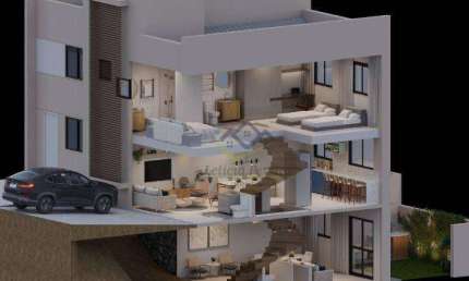 Sobrado com 3 dormitórios à venda, 108 m² por R$ 761.280,00 - Vila Oliveira - Mogi das Cruzes/SP