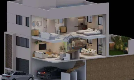 Sobrado com 3 dormitórios à venda, 108 m² por R$ 755.040,00 - Vila Oliveira - Mogi das Cruzes/SP