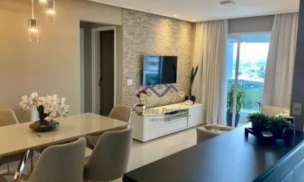 Apartamento com 2 dormitórios para alugar, 70 m² por R$ 9.500/mês - Alphaville - Barueri/SP