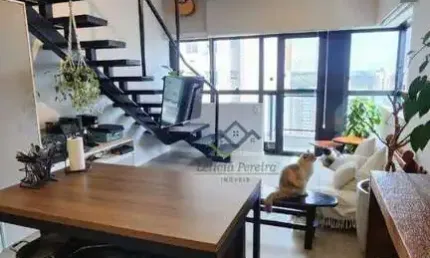 Apartamento com 1 dormitório para alugar, 57 m² por R$ 5.912/mês - Bethaville I - Barueri/SP