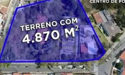 Área à venda, 4870 m² por r$ 8.800.000 - centro - poá/sp