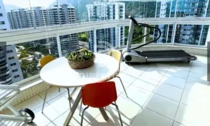 Apartamento com 3 quartos à venda na Avenida Salvador Allende, Barra da Tijuca, Rio de Janeiro, 115 m2 por R$ 1.080.000
