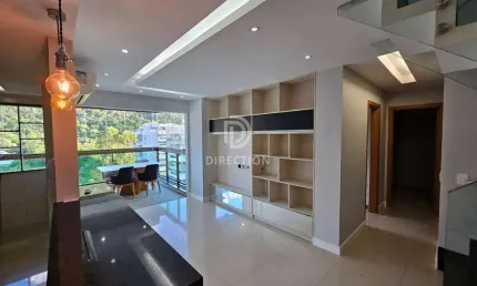 Cobertura com 3 quartos à venda na rua luiz carlos sarolli, recreio dos bandeirantes, rio de janeiro, 142 m2 por r$ 1.200.000